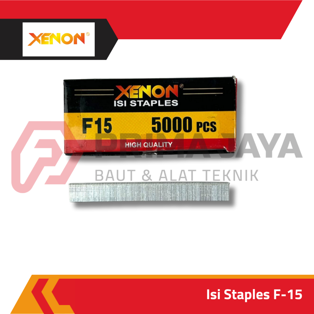 

ISI TEMBAKAN STAPLES / REFILL STAPLER GUN / KAWAT STAPLES F15 F30 5000 PCS XENON