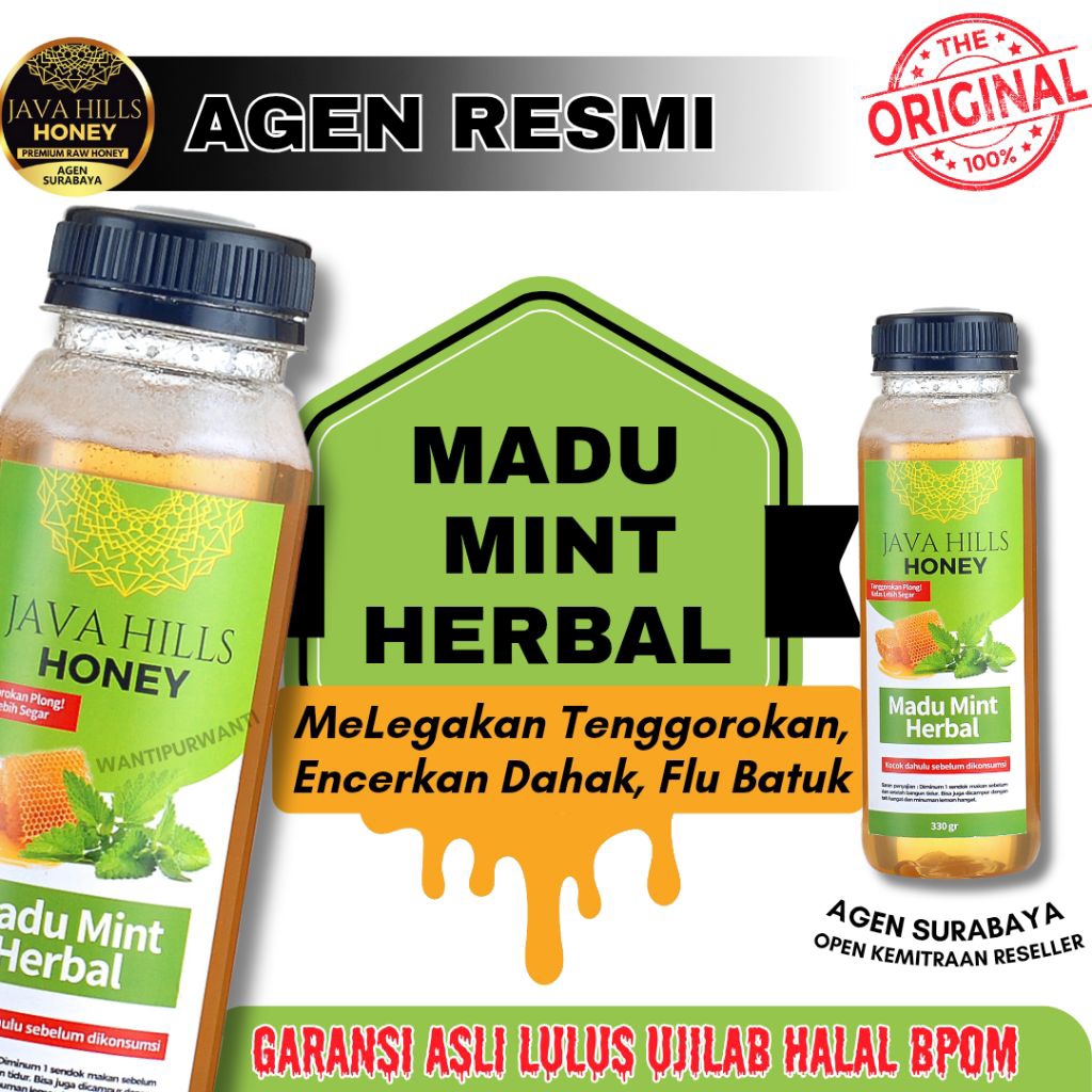 

JAVAHILLS ❤️ MADU MINT HERBAL FLU BATUK ASMA ALERGI GANGGUAN PERNAFASAN
