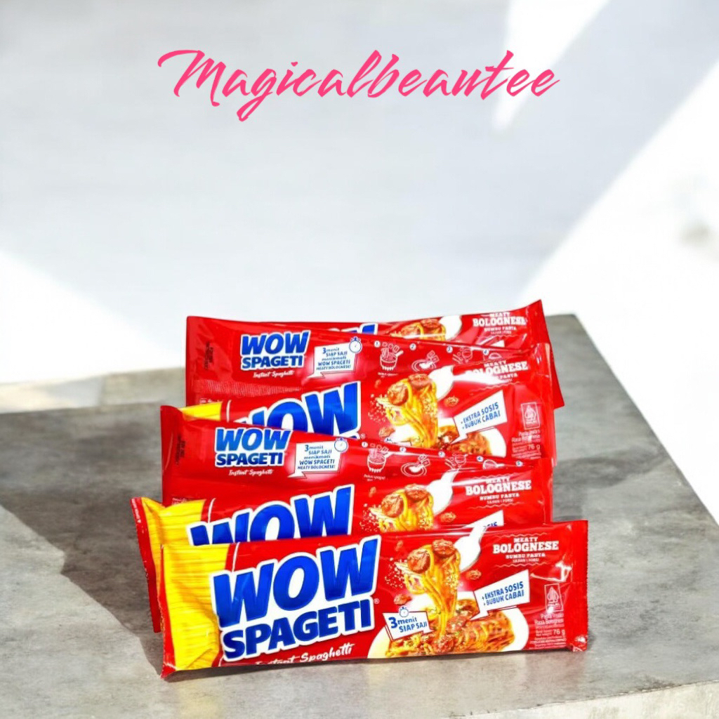 

[ Dapat 3pcs ] Spaghetti WOW / Instant Spaghetti Bolognese 88gram