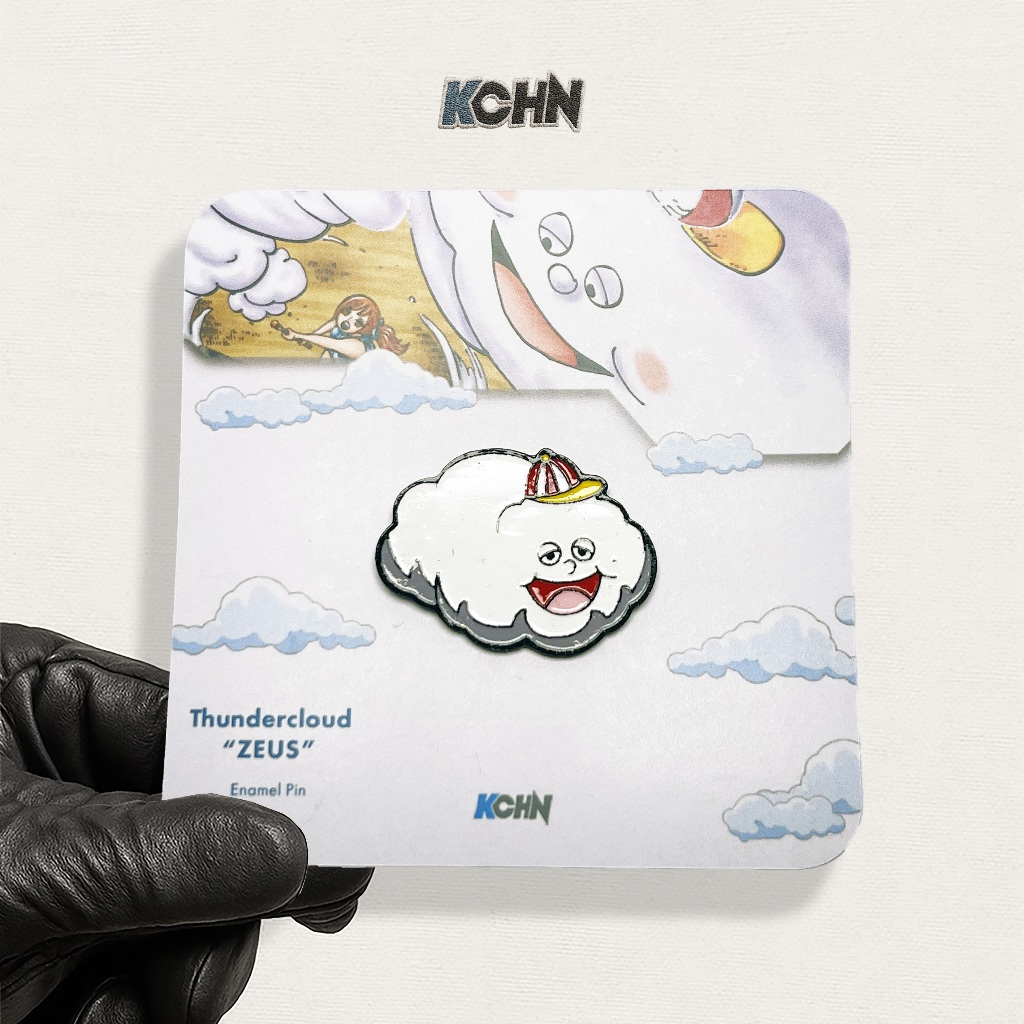 Enamel Pin Zeus One Piece Edition - Pin Hiasan Jaket Kaos Tas Topi Sepatu Nami