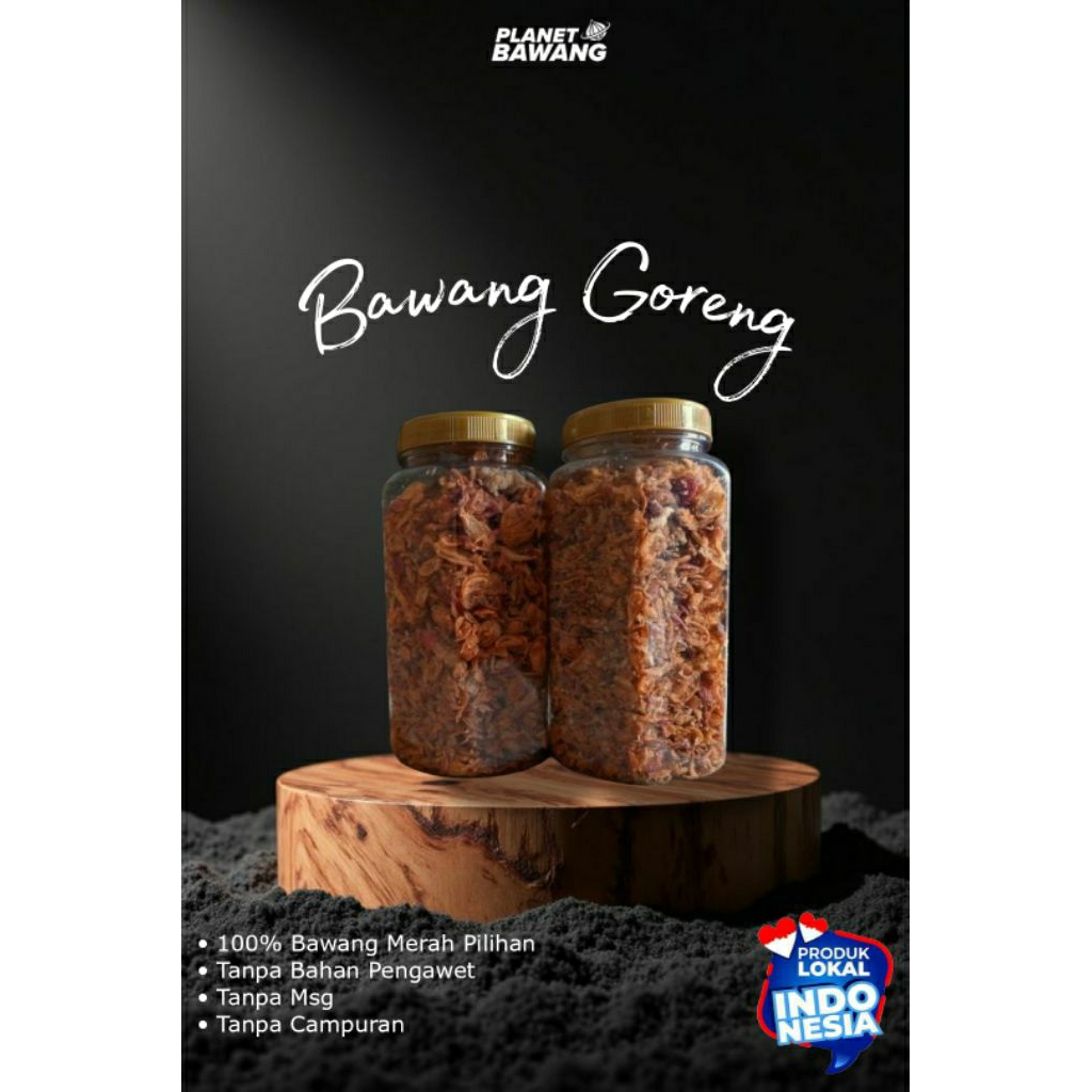 

Bawang Goreng Asli Tanpa Campuran 200 gr