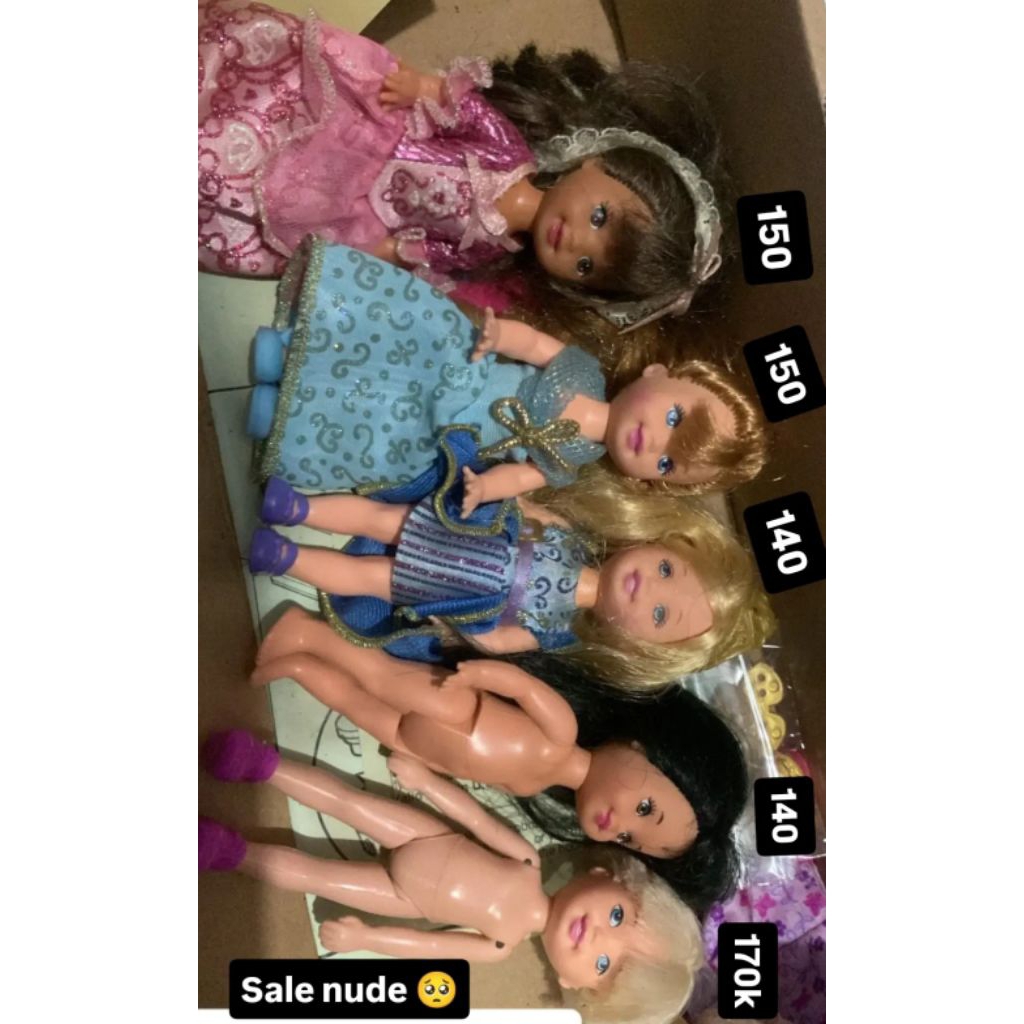 Kelly tommy Barbie kecil boneka barbie vintage, rare, anak Barbie, original Mattel