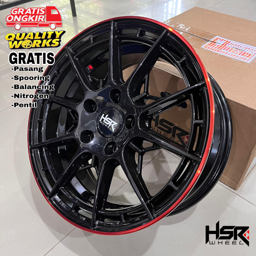 Velg Mobil Grandmax, Ertiga, Ring 16 Pelek Racing Hsr Wheel Ck05
