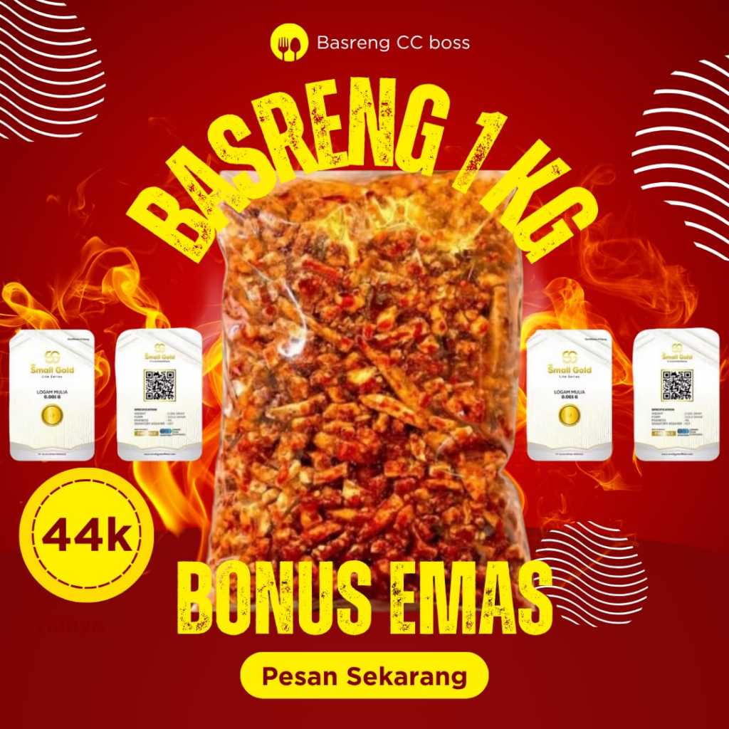 

basreng cc basreng 1kg pedas daun jeruk baso goreng daun jeruk