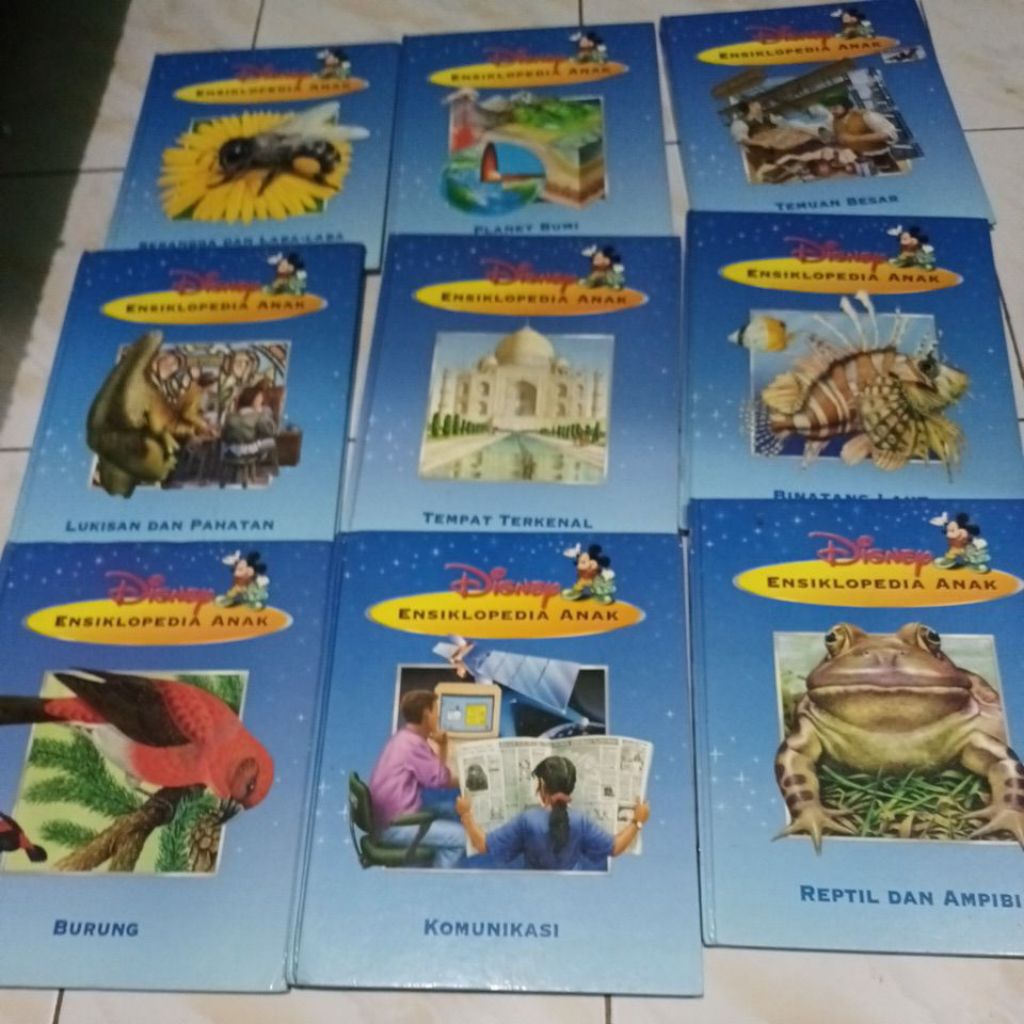 Ensiklopedia Anak Disney (Hardcover, biru)