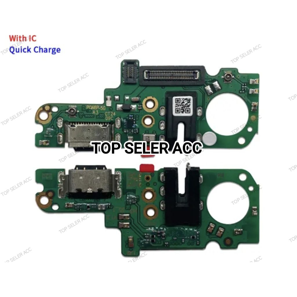 Tecno Pova 6 Pro Li9 Original Flexible Konektor Charger / Papan Cas Pova 6 Pro