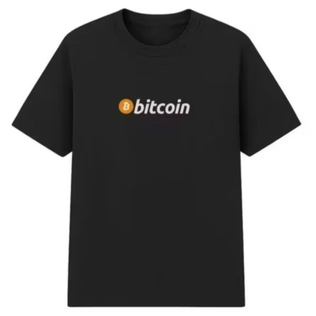 Kaos baju t-shirt BITCOIN / kaos saham crypto