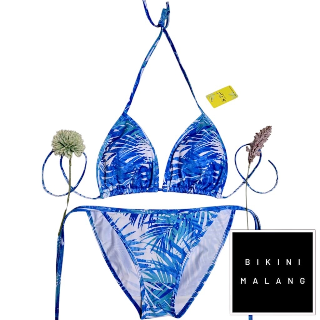 BIKINI BF005 TALI SAMPING MOTIF WARNA BATIK SEKSI