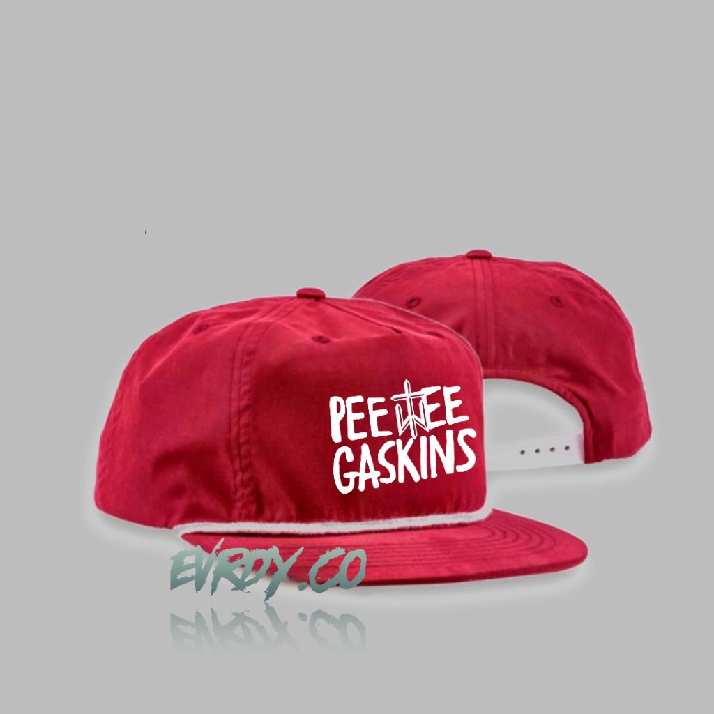 Rope Hat Skena Vintage Pee Wee Gaskins Logo | Topi Snapback Classic PWG x Maternal Band Dewasa