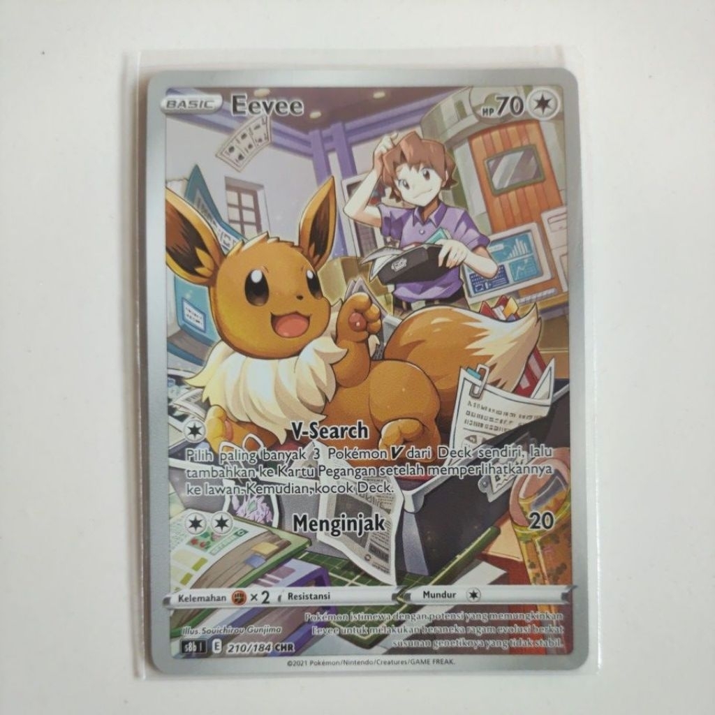 Kartu pokemon Eevee CHR