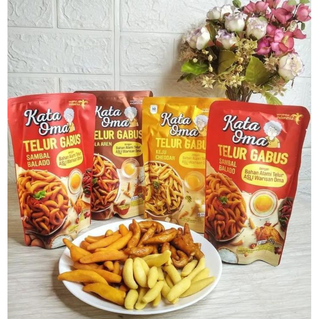 

KATA OMA TELUR GABUS SNACK