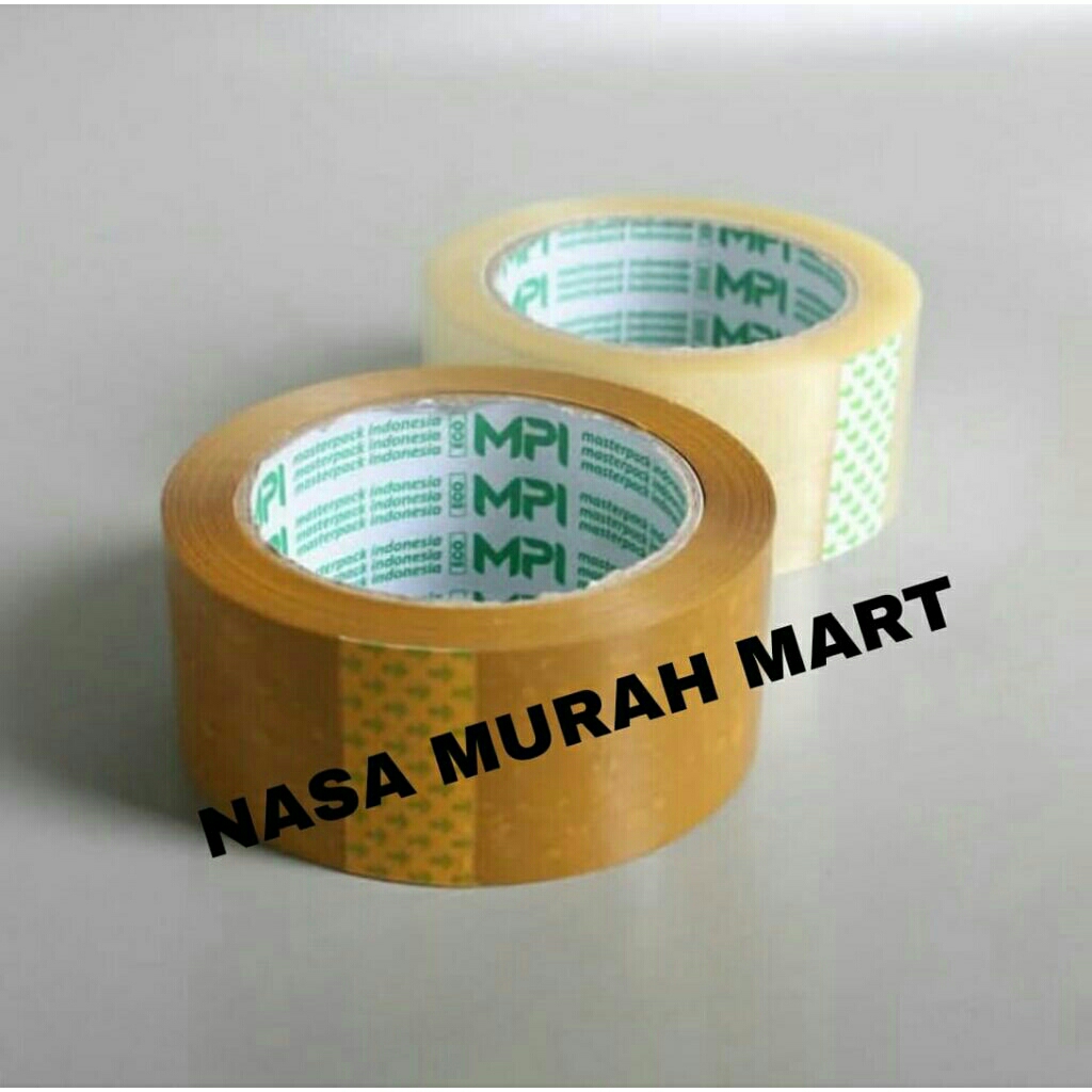 

Lakban Coklat & Bening MPI 45 mm x 100 Yard
