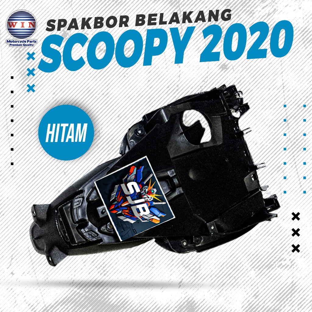 WIN SPAKBOR BELAKANG SLEBOR BELAKANG REAR FENDER SCOOPY 2020