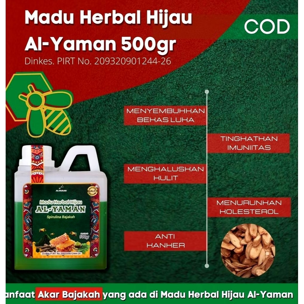 

MADU HIJAU ASLI AL-Yaman 500 ml