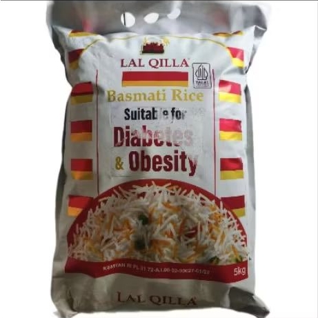 

Beras Lal Qila basmati rice beras beras untuk diabetes dan obesitas original 5 kg