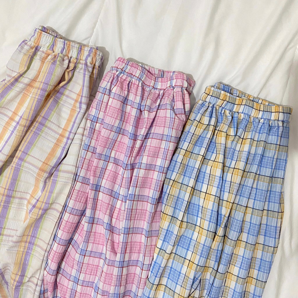 KUMA skirt | plaid skirt | rok kotak-kotak | rok santai