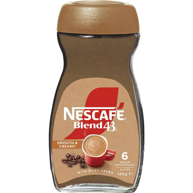

Nescafe Blend 43 Smooth and Creamy 140 gram/ Coffee