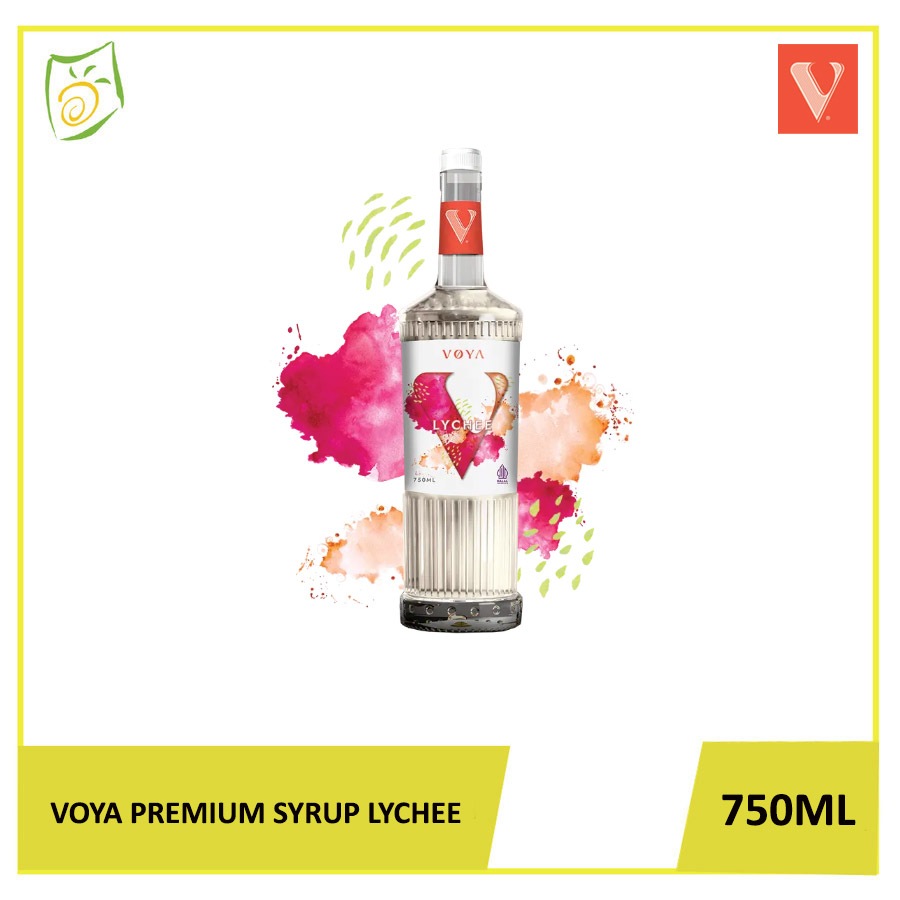 

VOYA Lychee Syrup 750ml – Sirup Rasa Leci Premium 750ml