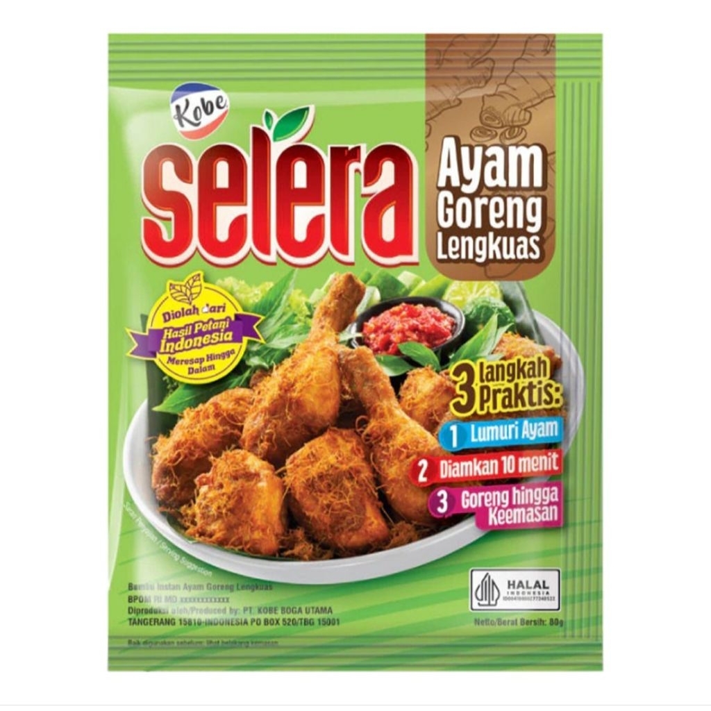 

KOBE SELERA BUMBU PRAKTIS BUMBU PASTA