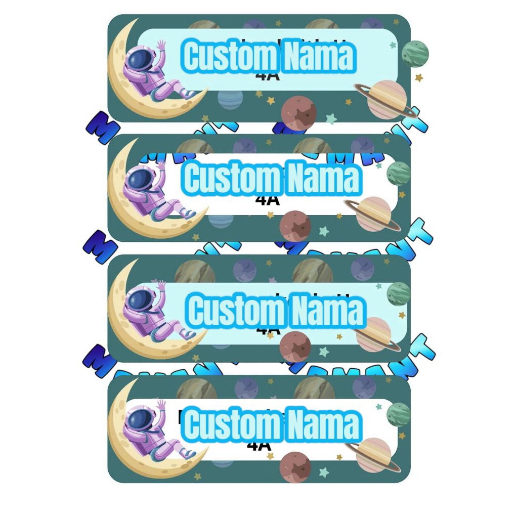 

1 Lembar A3++ Label Sticker Kemasan / Label Sekolah Anak / Label Nama / Sticker Nama / Label Merk / Label Makanan / Label Produksi / Label Produk / Custom / Sudah Termasuk Cutting Sticker / Usaha Catering / Usaha Makanan