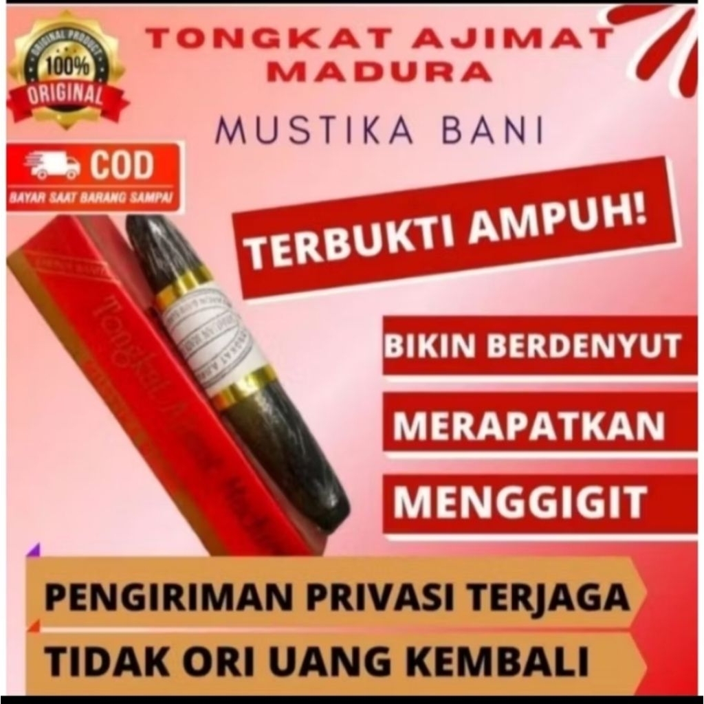 TONGKAT AJIMAT MADURA ASLI 100% IBU AINUN BANI (TAM SUPER ORIGINAL) KHASIAT TERBUKTI