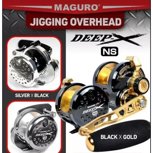 REEL OVERHEAD MAGURO DEEP-X NS HANDLE KIRI / REEL PANCING MANIA