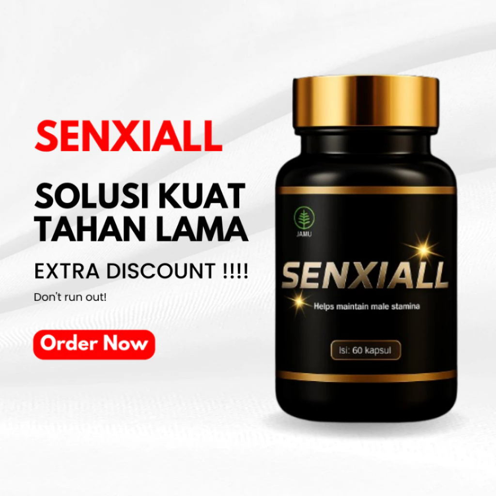 KAPSUL SENXIAL  BPOM Obat Kuat Pria Tahan Lama Original - Hajar Jahanam Mengatasi Lemah Syahwat Dan 