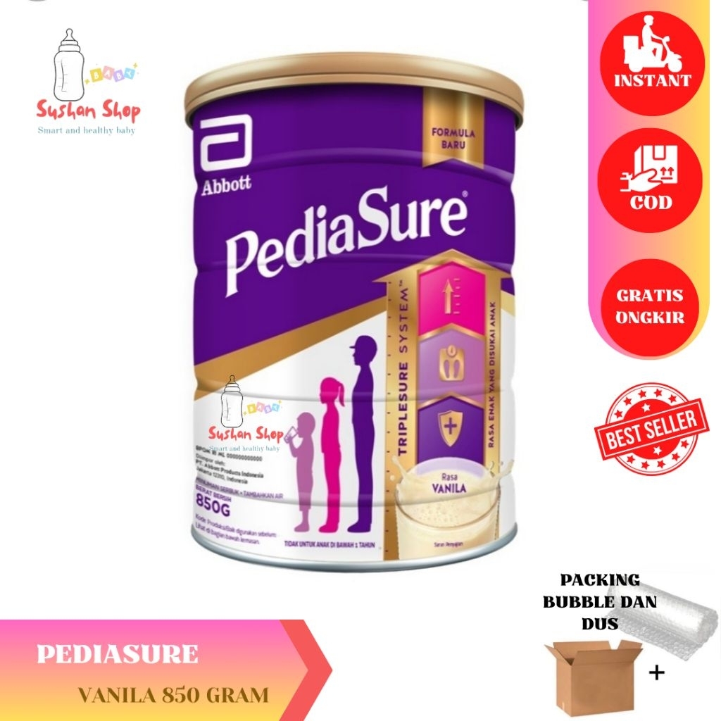 Pediasure 800 Gram Vanila Madu Classic Milky Coklat 850gr