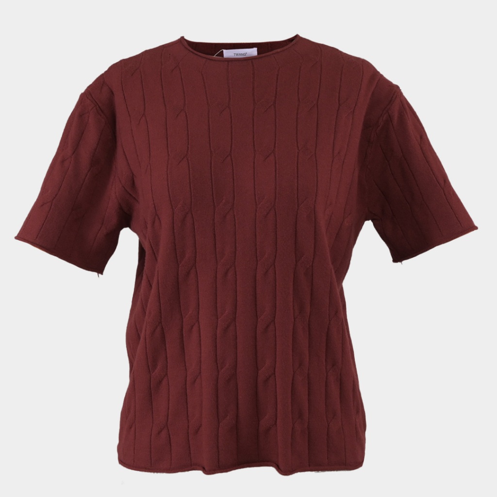 Star (ex Rambla) - Twang2 Baju Lengan Pendek Wanita Tshirt Polos Slim Fit Knit All Size