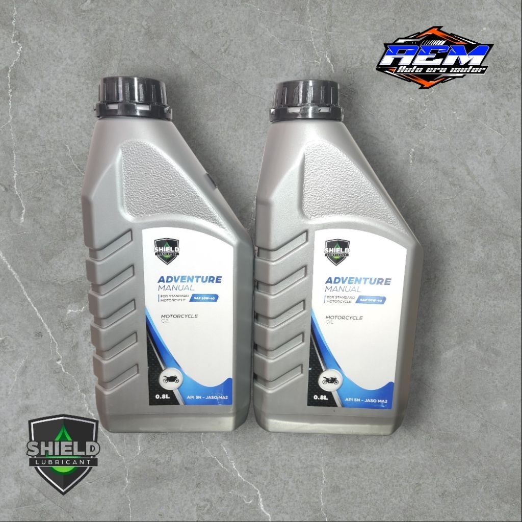 Oli Shield Manual 0,8L 10W-40 API - SN JASO MB2