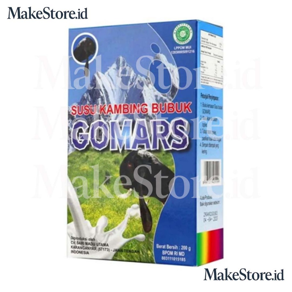 

Susu Kambing GOMARS – Rasa Original & Coklat | Etawa Bubuk Halal & Bergizi