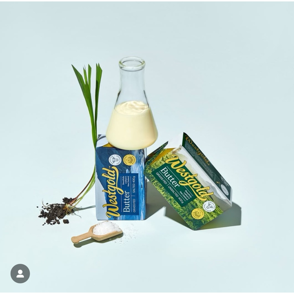 

Grassfed Butter Unsalted / Salted Organic Free range Halal 250gr Westgold