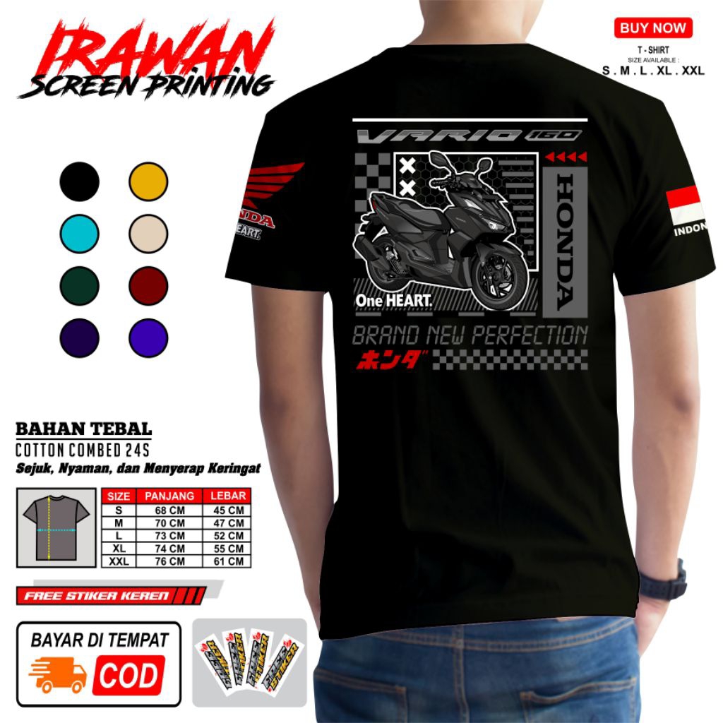 KAOS VARIO 160 HITAM