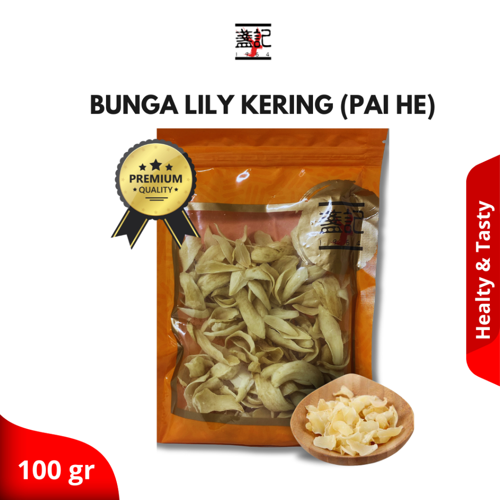 

Lily Bulb / Pai He / Dried Pai He / Bunga Kering Lily Premium chan kee