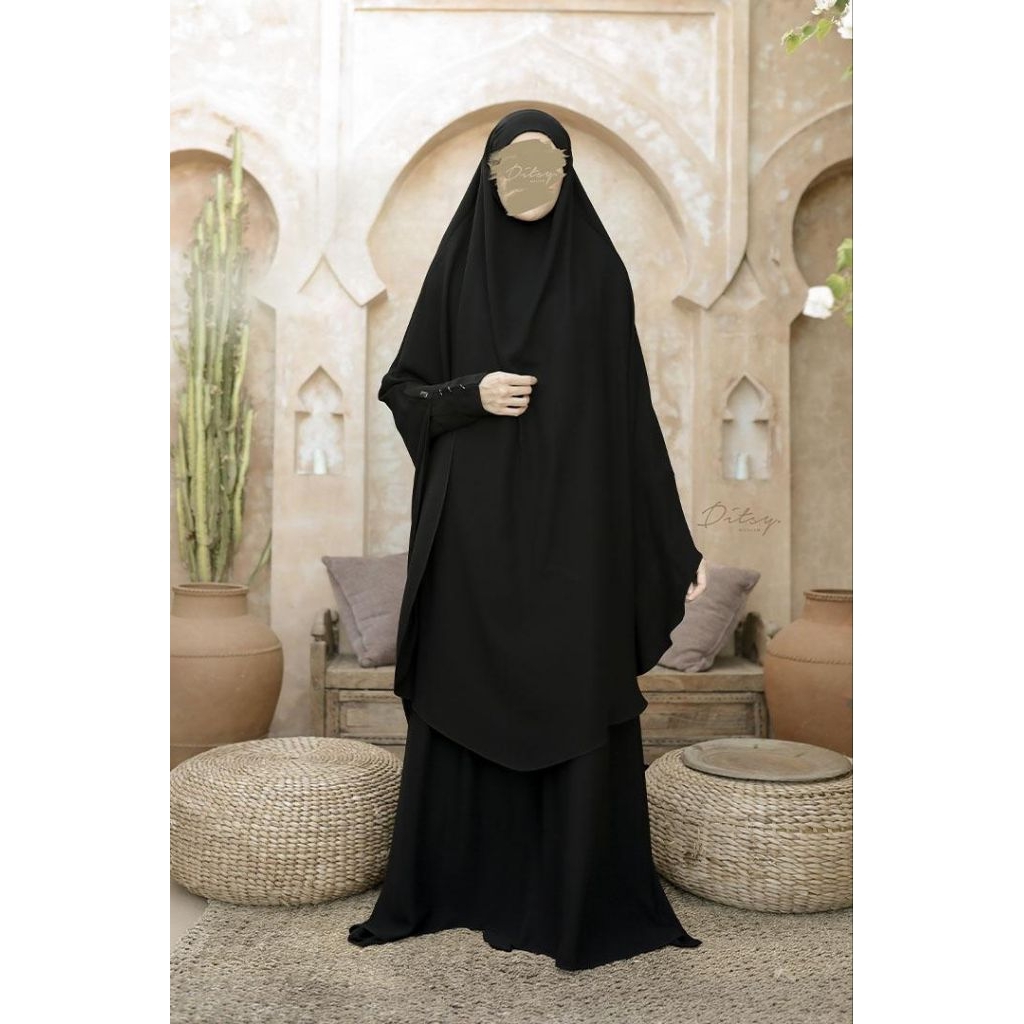 Lainnie Maira Jetblack XS Ditsy Moslem