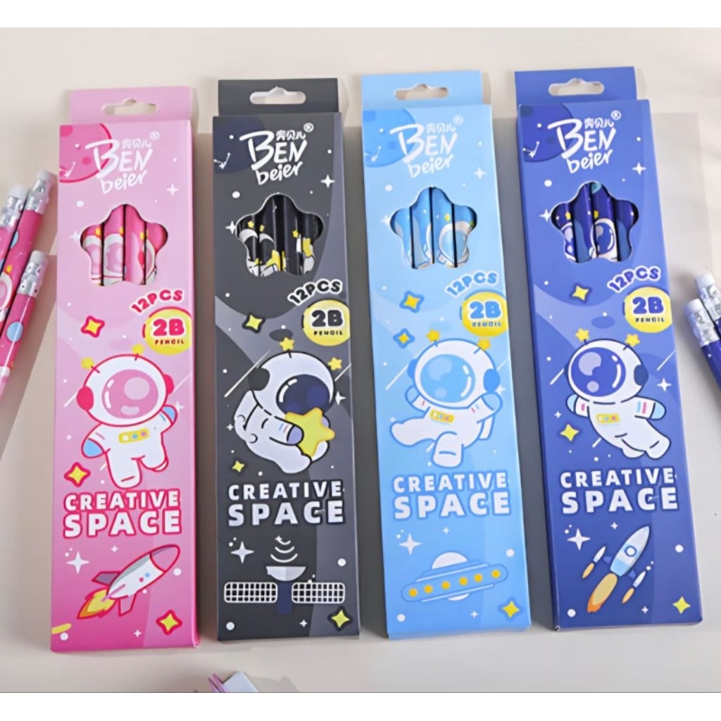 

1 LUSIN ( 12 KOTAK ) PENSIL 2B ASTRONOT