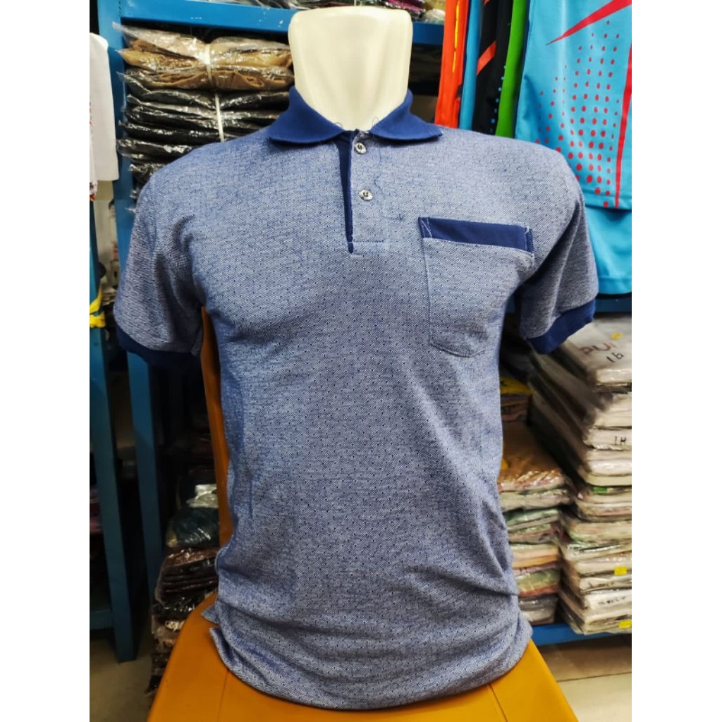 Kaos Pria Dewasa KERAH SAKU KANTONG