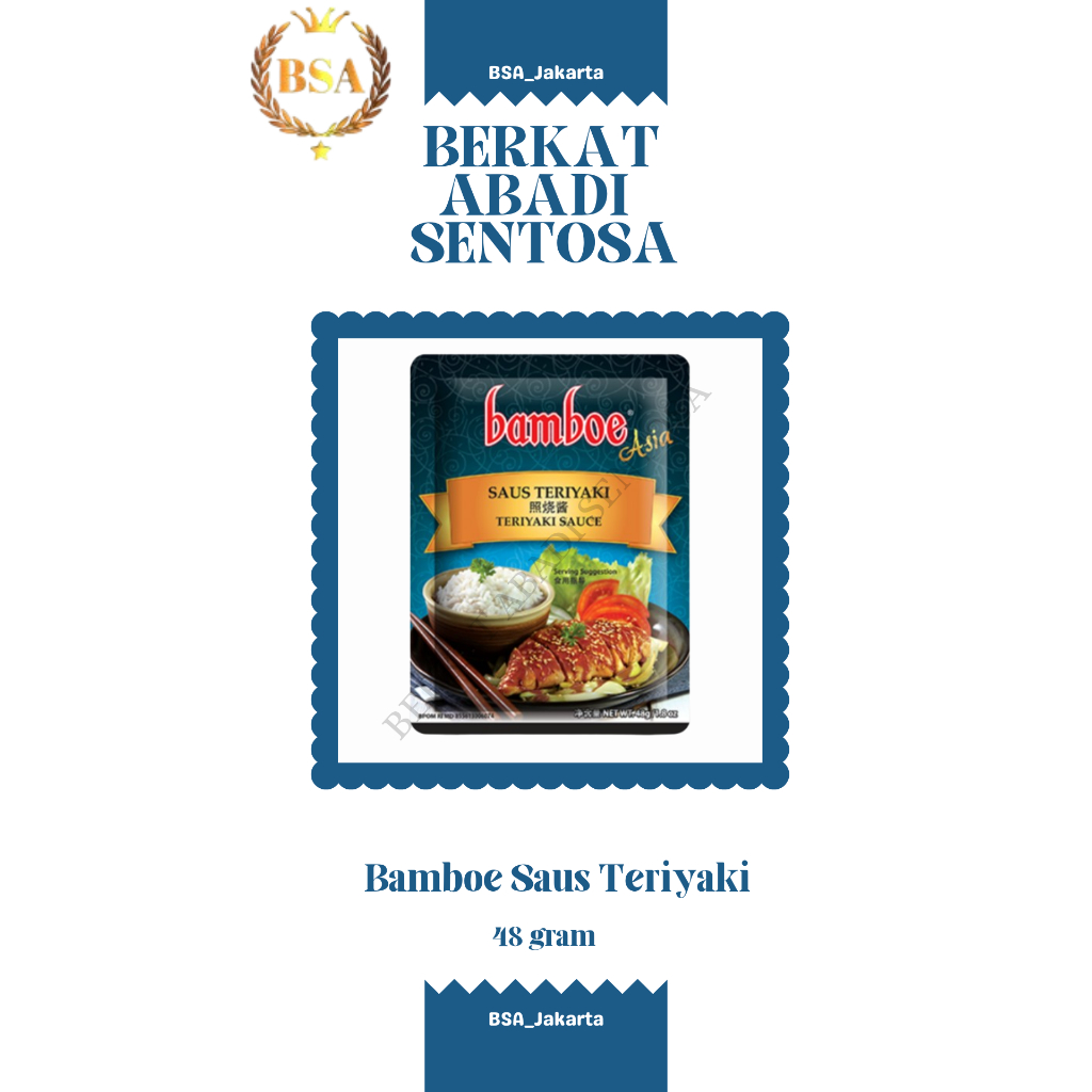 

Bamboe Saus Teriyaki (48 gr)