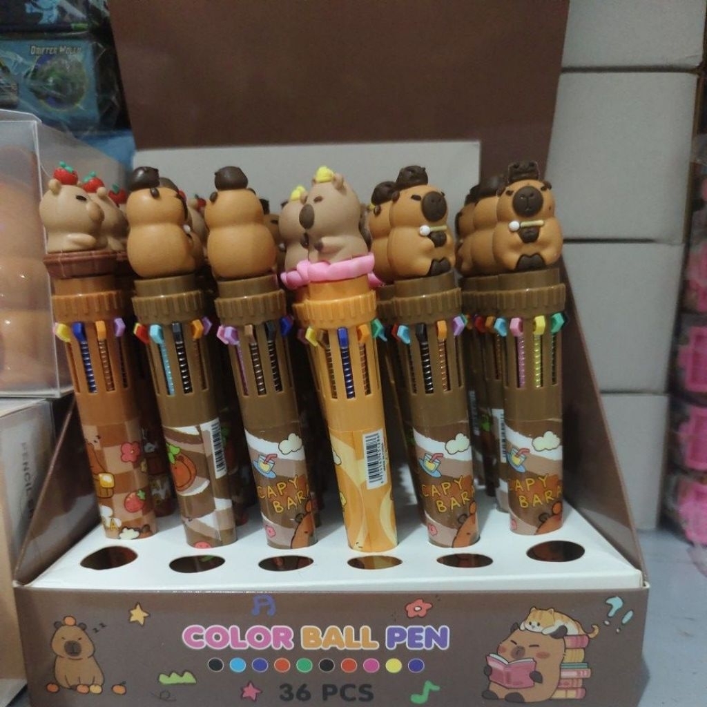 

( PER PCS ) PULPEN FANCY 10 WARNA / PULPEN CETEK