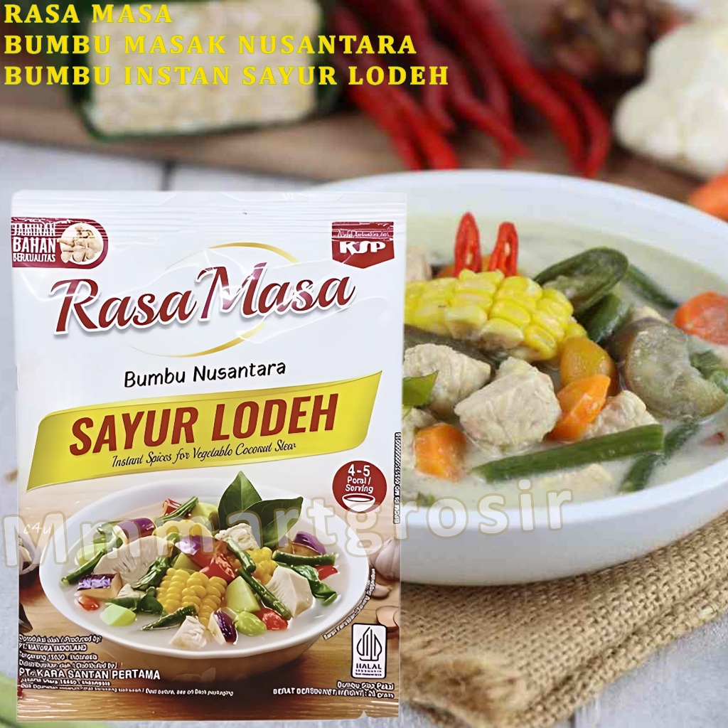 

Rasa Masa / Bumbu Masak Nusantara / Bumbu Instan Sayur Lodeh / 25gr