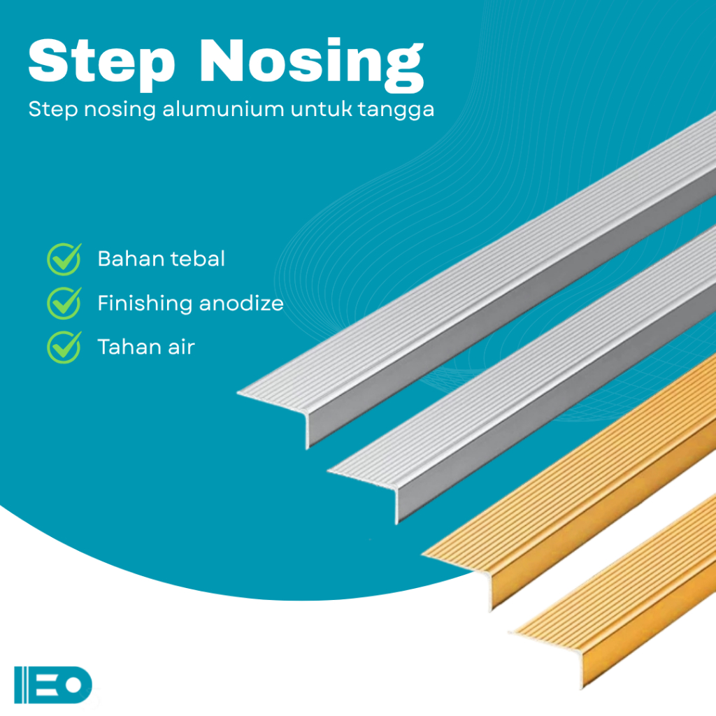 STEP NOSING ALUMUNIUM, STEP NOSING TANGGA