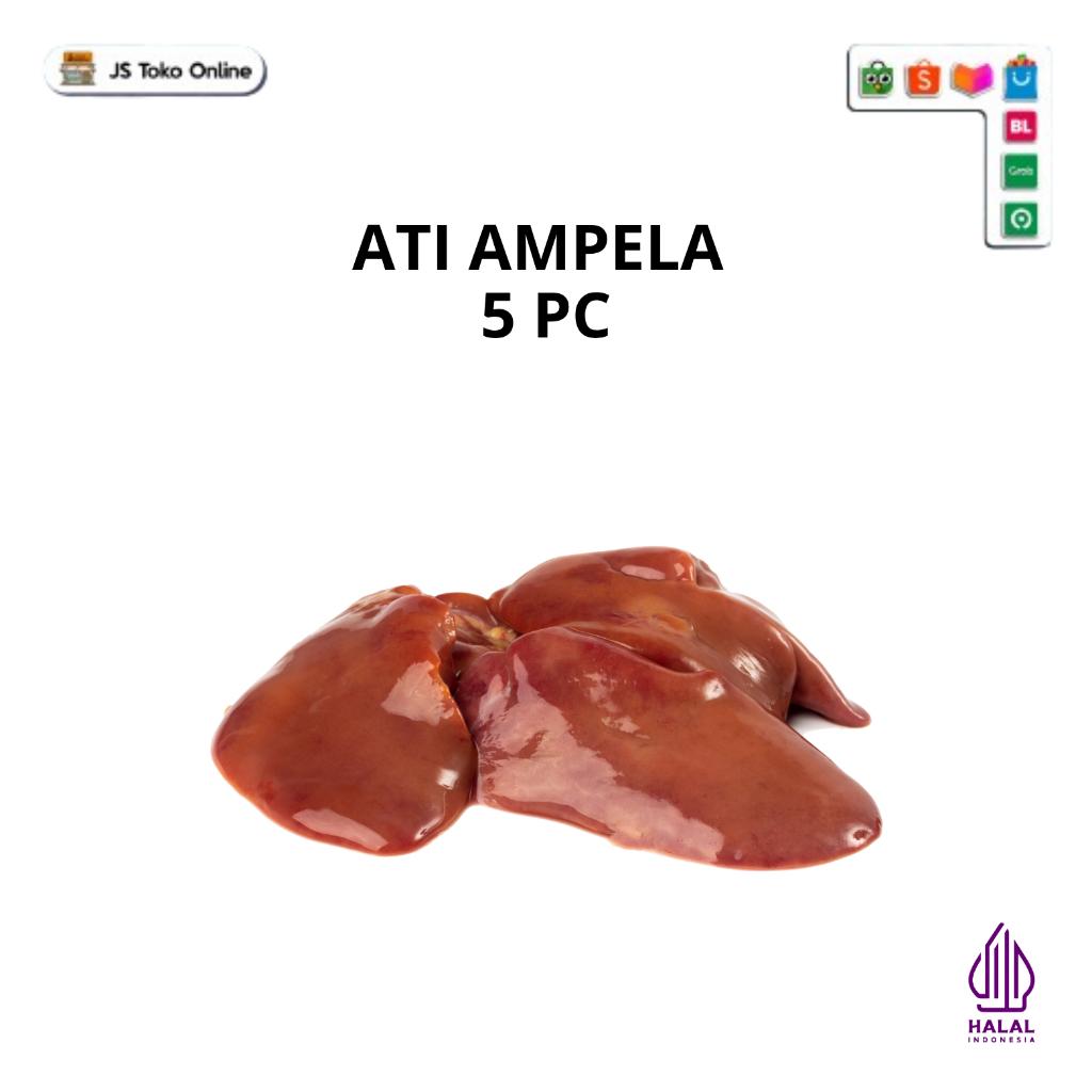 

Hati Ampela isi 5 Pasang
