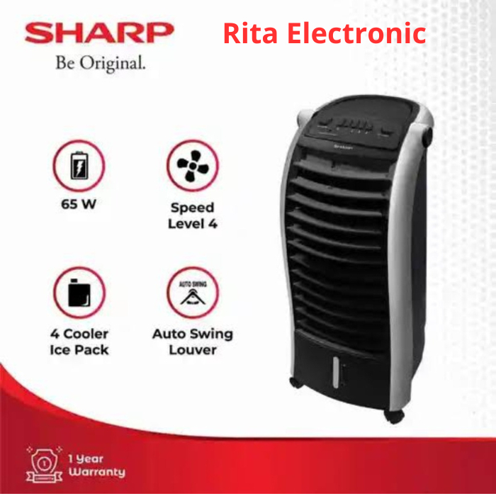 Air Cooler Sharp Berdiri PJ A26MY-B 65 Watt Kapasitas 6 Liter