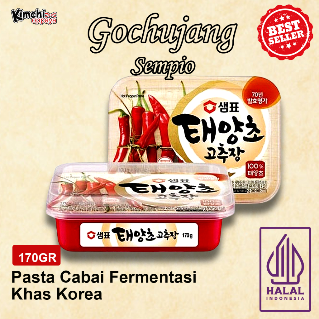 

Gochujang Sampio 170 Gram Paste Cabe Bumbu Korea Saus Bibimbap