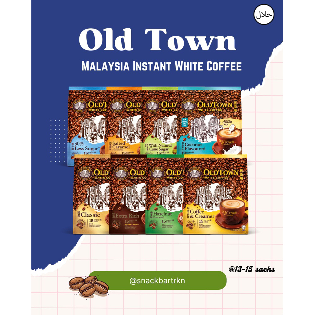 

OLDTOWN MALAYSIA INSTANT WHITE COFFEE