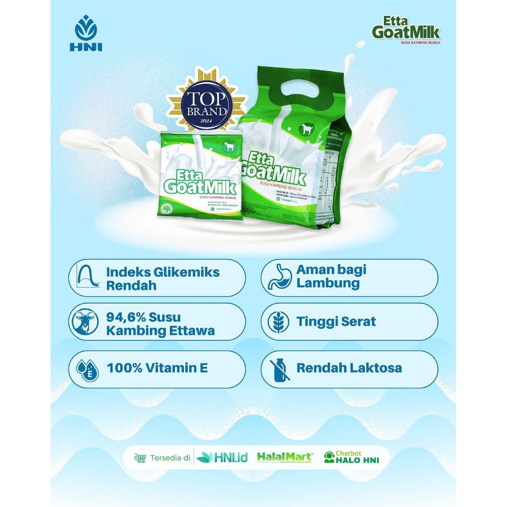 

Susu Kambing Etta Goat Milk (EGM) HNI