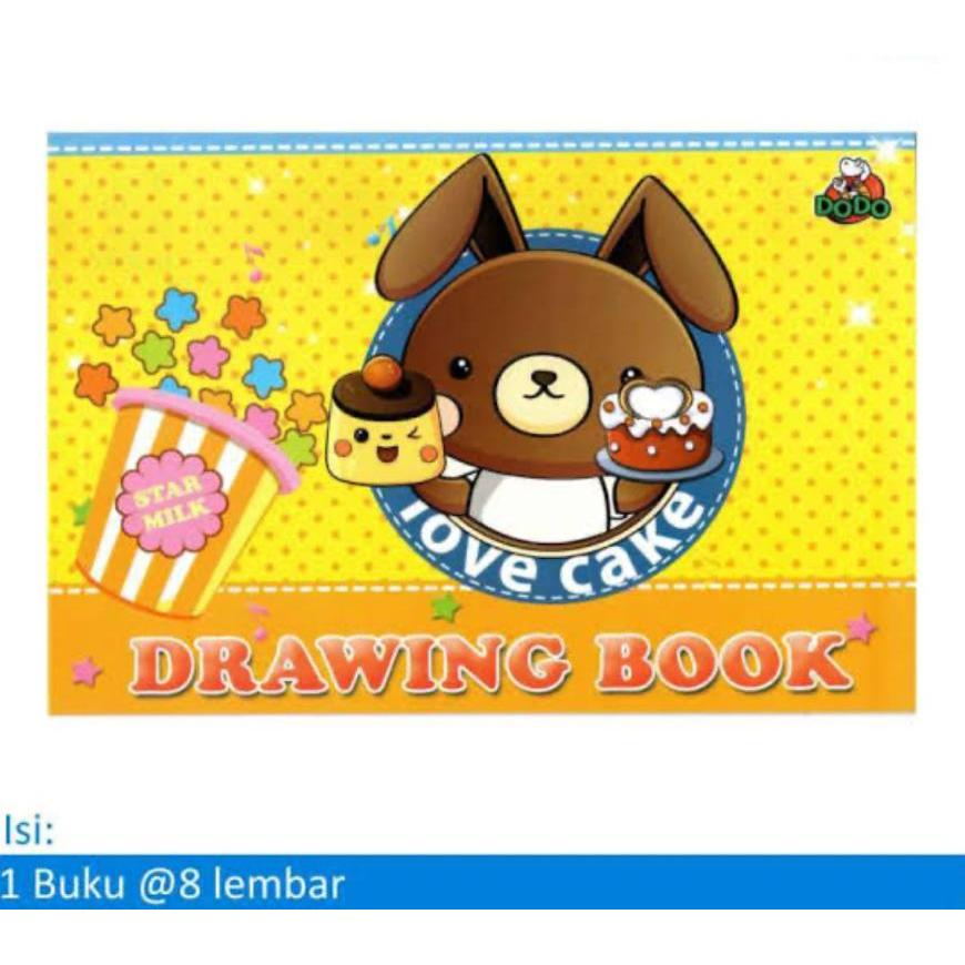 

[ 1 PCS ] Buku Gambar A4 DODO by Sidu / Buku Gambar Ecer
