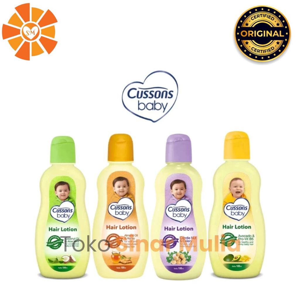 CUSSONS BABY Hair Lotion 50+50ml 100+100ml / Hair Lotion Cussons Bayi 100+100ml