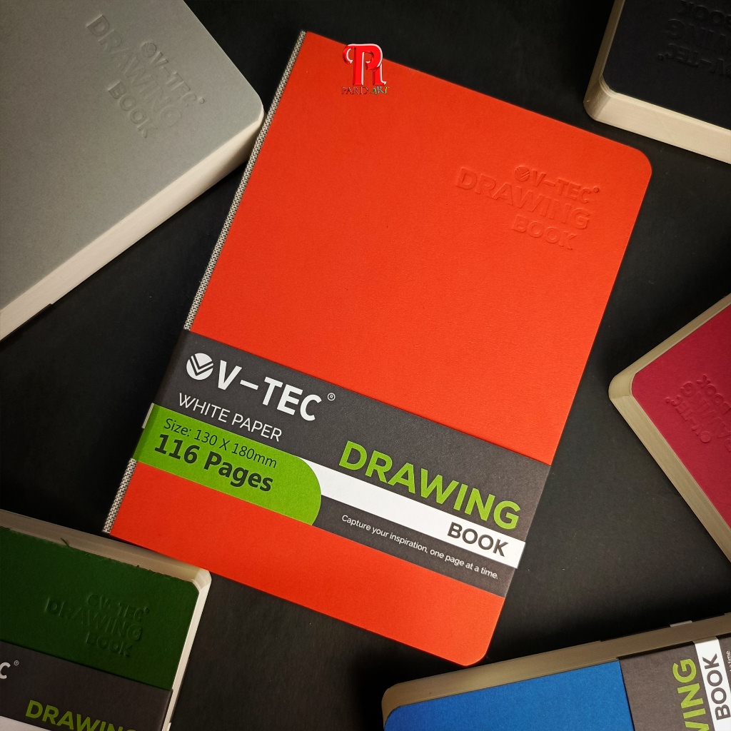 

Drawing Book 130x180mm / Buku Gambar 200gsm / V-Tec Drawing Book White Paper