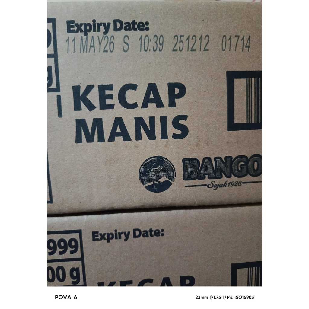 

bango kecap manis 700 gram 1 dus (12x700)